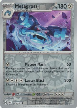 Metagross - 115/162 - Reverse
