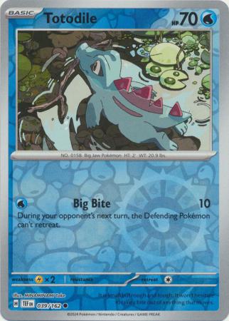 Totodile - 39/162 - Reverse