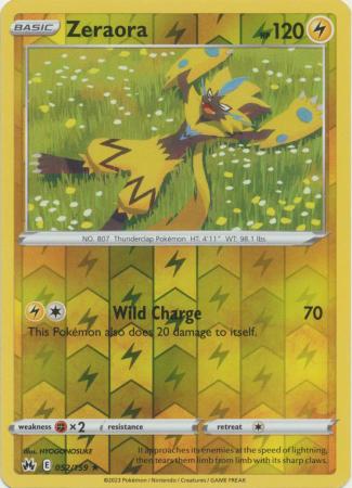 Zeraora - 52/159 - Reverse