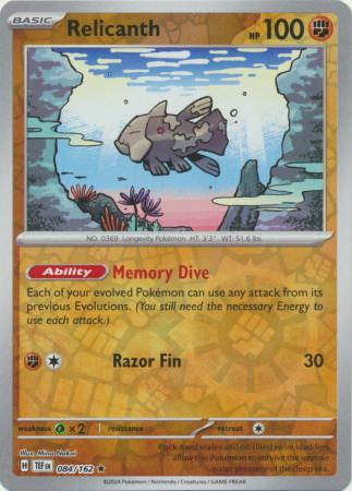 Relicanth - 84/162 - Reverse