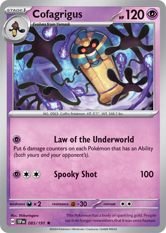 Cofagrigus - 83/191 - Holo