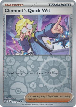 Clemont's Quick Wit - 167/191 - Reverse