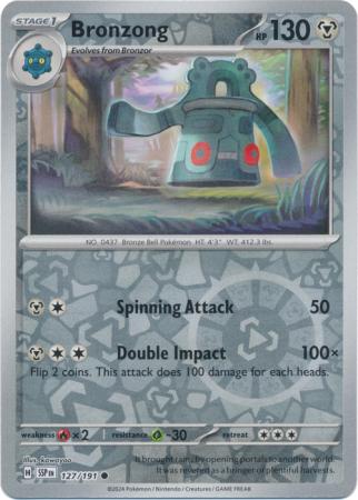 Bronzong - 127/191 - Reverse
