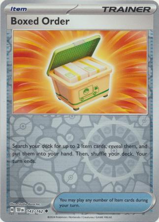 Boxed Order - 143/162 - Reverse