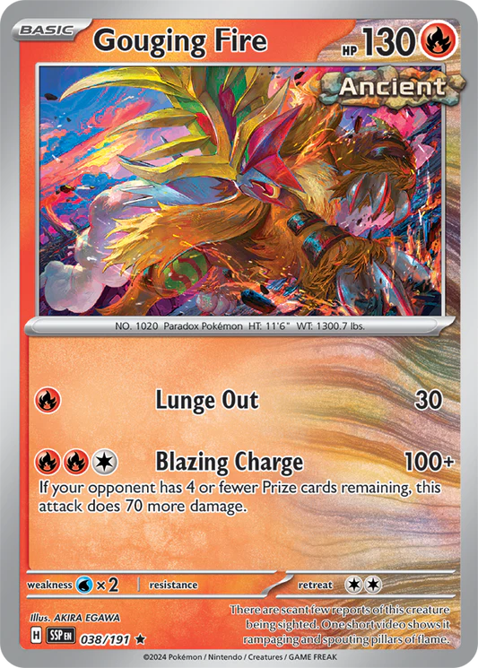 Gouging Fire - 38/191 - Holo