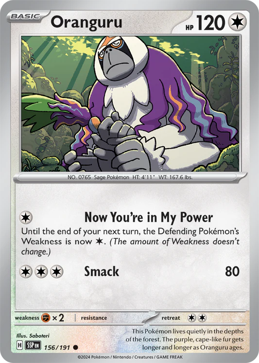 Oranguru - 156/191 - Normaal