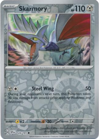Skarmory - 124/191 - Reverse