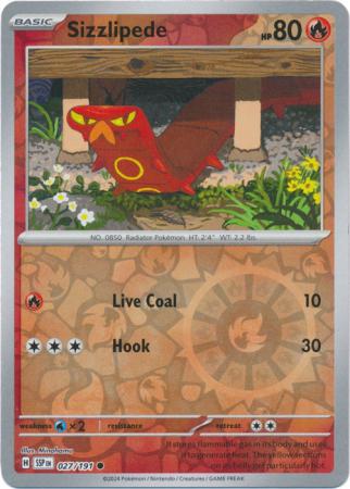 Sizzlipede - 27/191 - Reverse