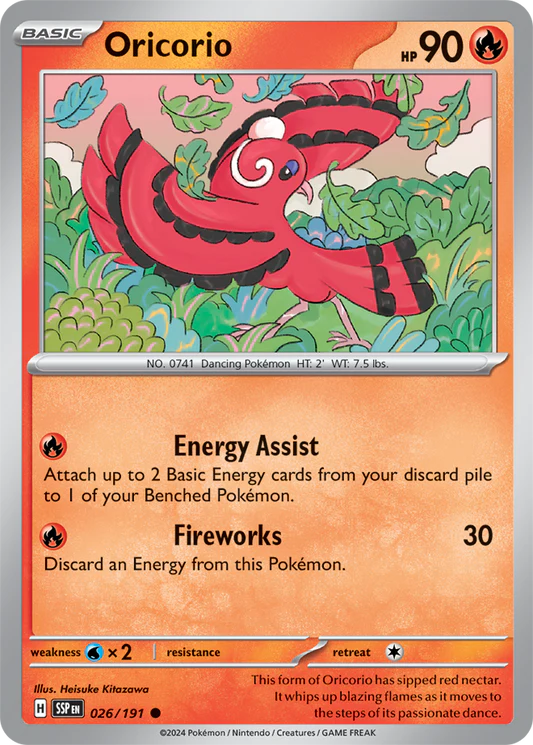 Oricorio - 26/191 - Normaal