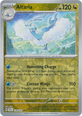 Altaria - 134/191 - Reverse