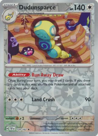 Dudunsparce - 129/162 - Reverse