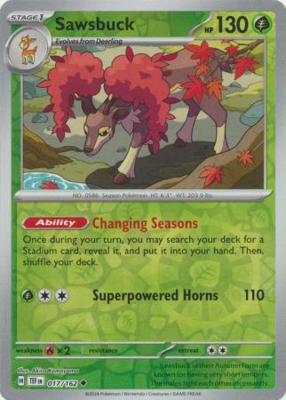 Sawsbuck - 17/162 - Reverse