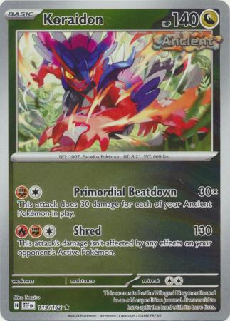Koraidon - 119/162 - Reverse