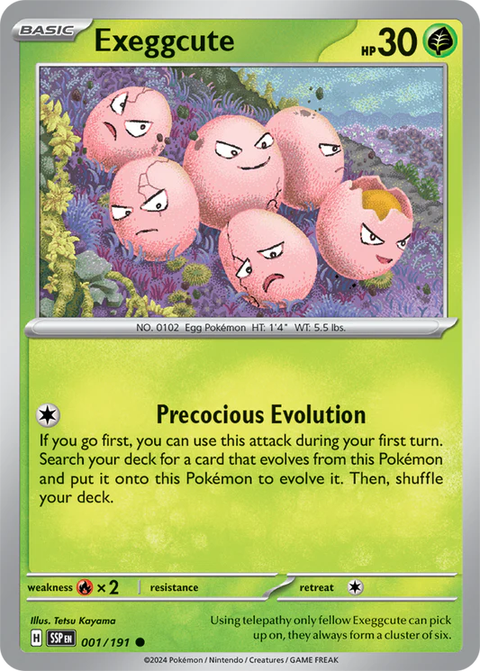 Exeggcute - 1/191 - Normaal