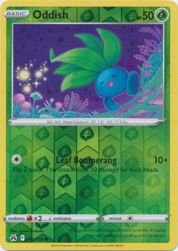Oddish - 1/159 - Reverse