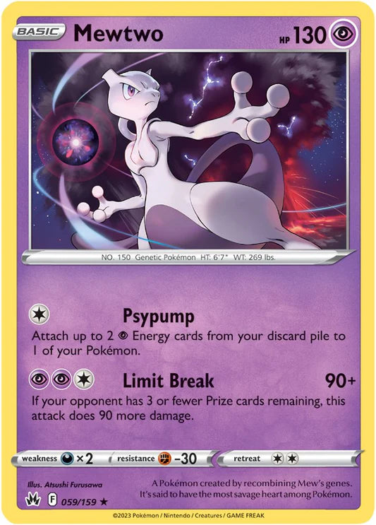 Mewtwo - 59/159 - Holo